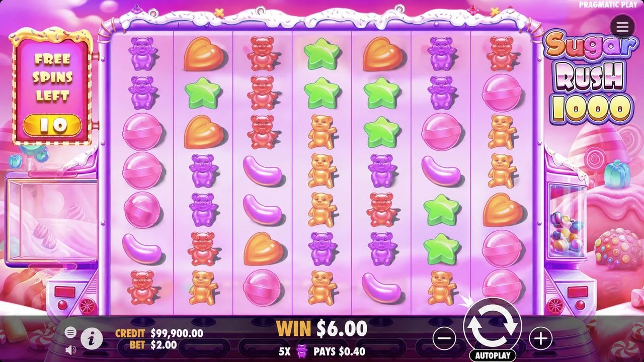 Sugar Rush 1000 base game