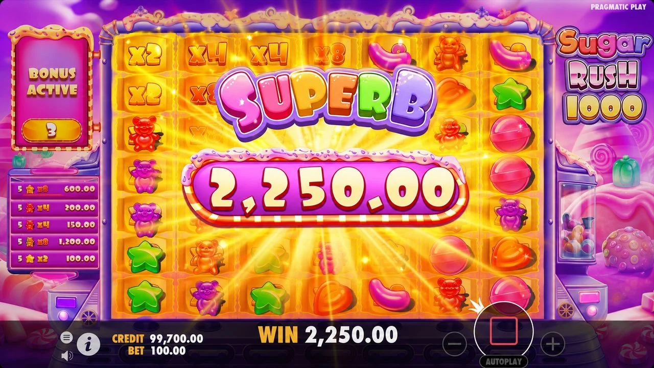 Sugar Rush 1000 bonus feature